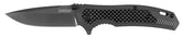 Fringe knife displaying gray titanium carbo-nitride coating